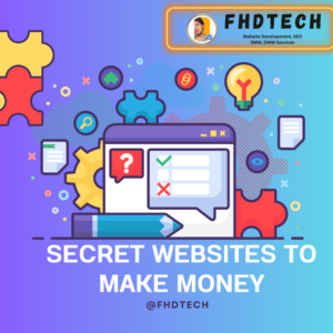 Secret Websites to Make Money online