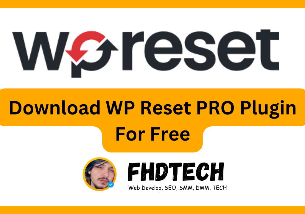 Download WP Reset PRO Plugin For Free