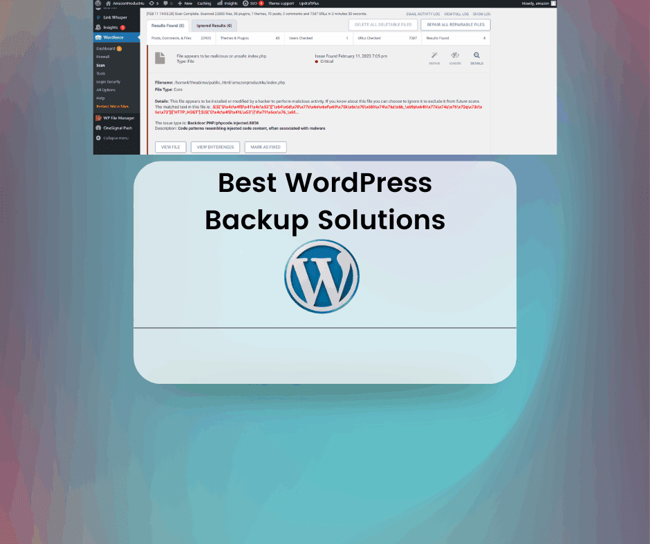 Best WordPress Backup Solutions