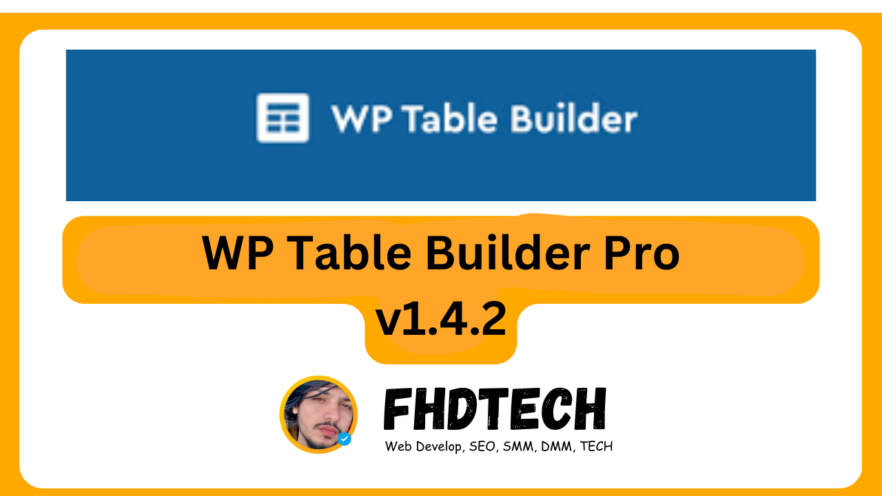 WP Table Builder Pro v1.4.2