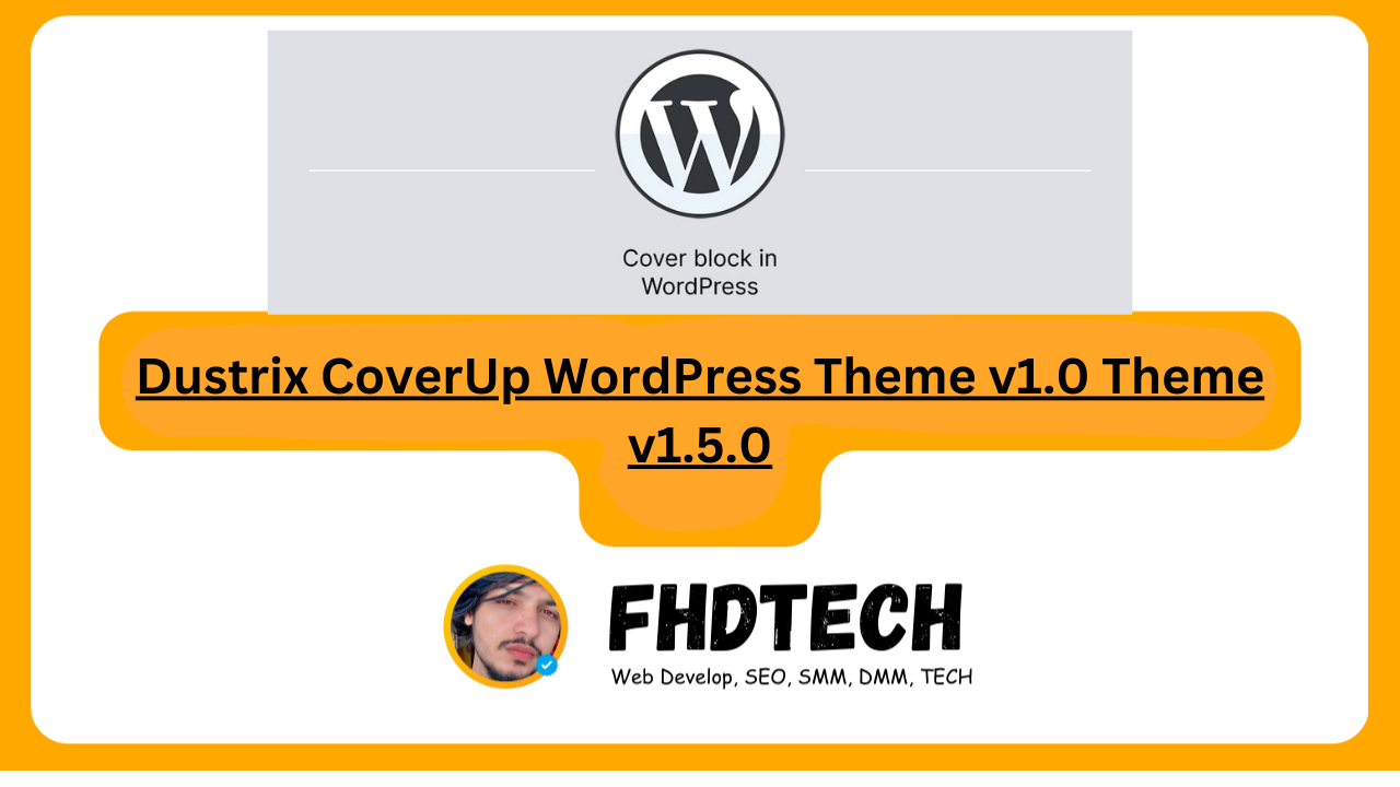 CoverUp WordPress Theme v1.0