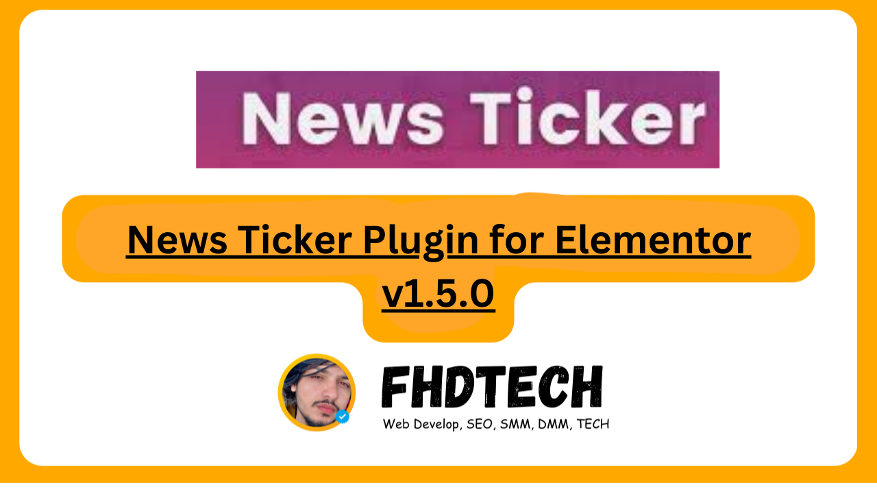 News Ticker Plugin for Elementor v1.5.0