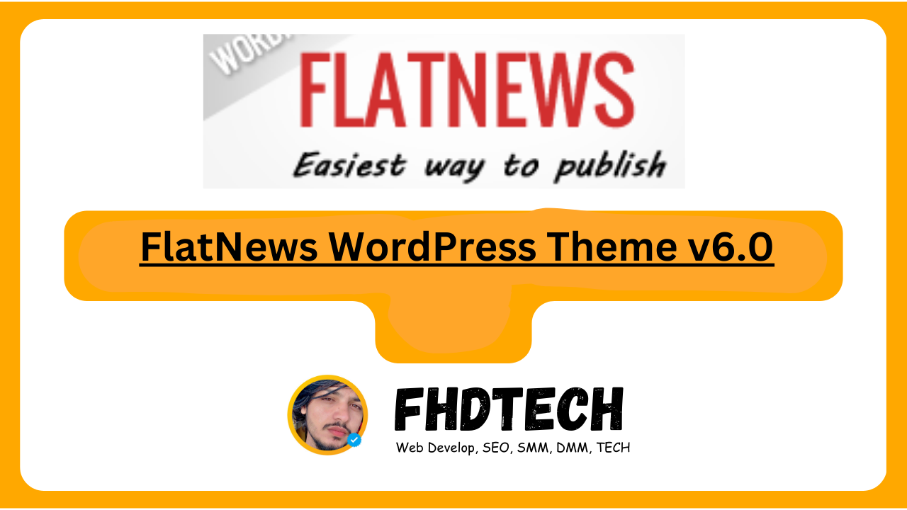 FlatNews WordPress Theme v6.0