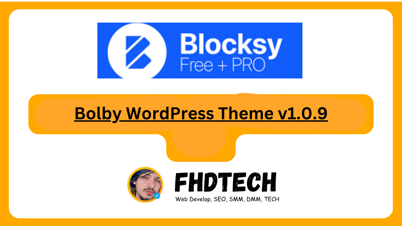 Bolby WordPress Theme v1.0.9