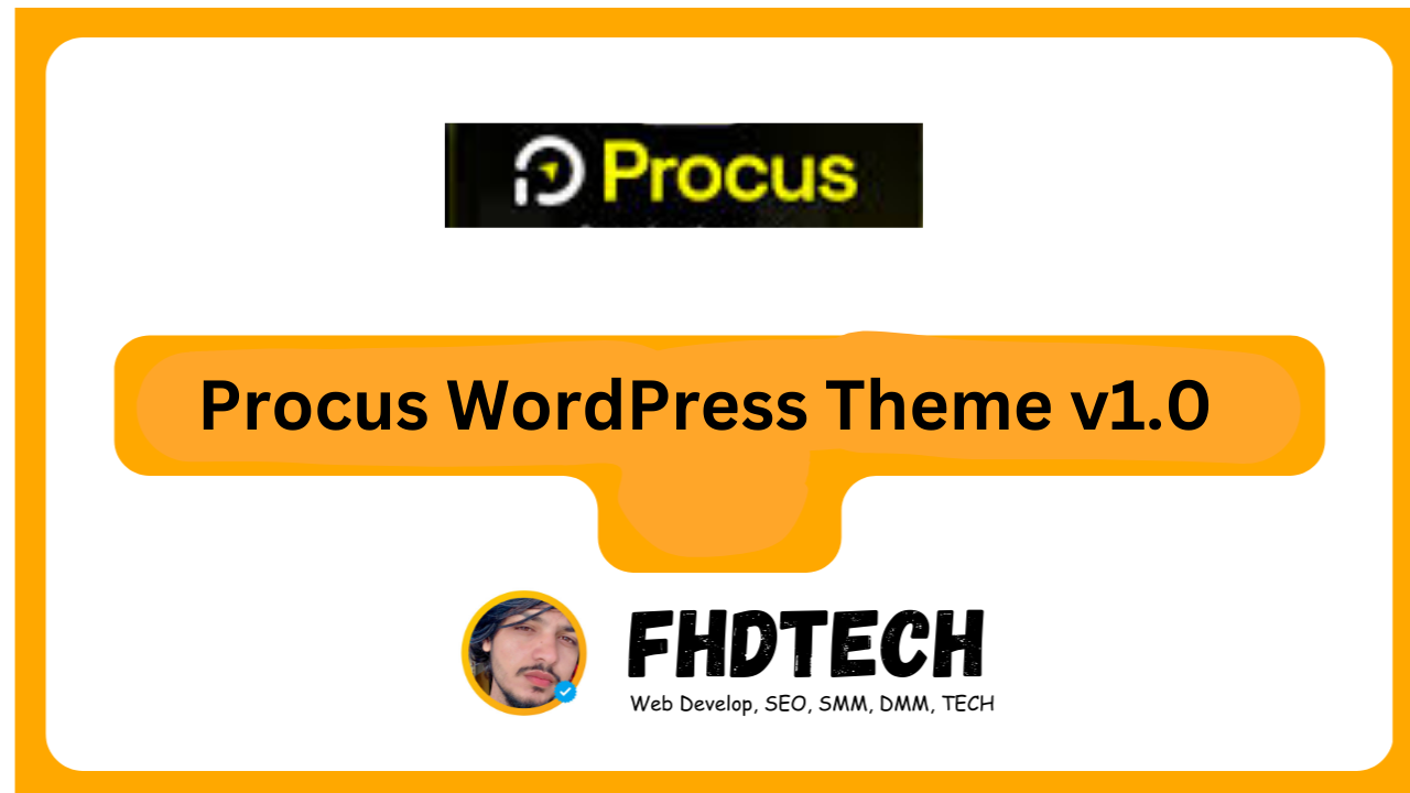 Procus WordPress Theme v1.0