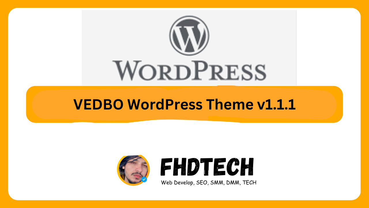 VEDBO WordPress Theme v1.1.1