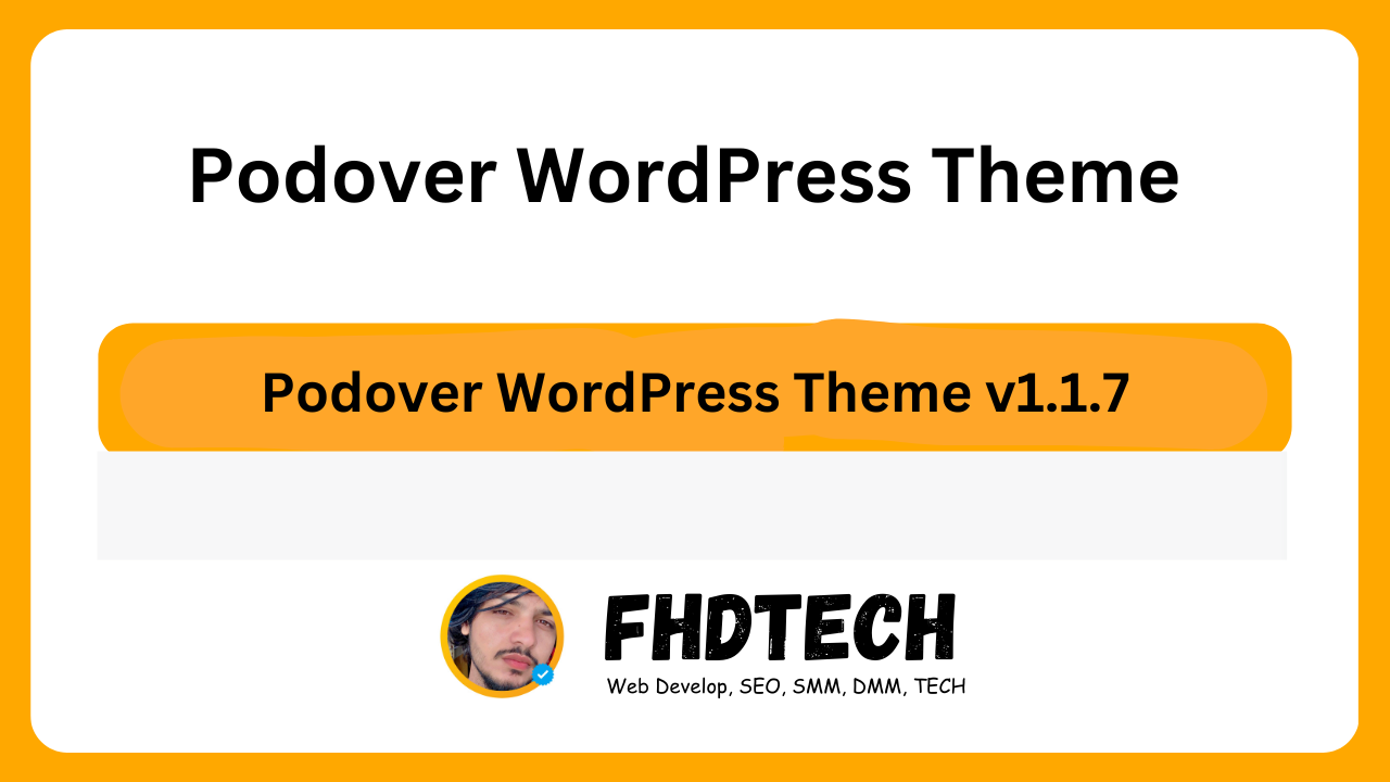 Podover WordPress Theme v1.1.7