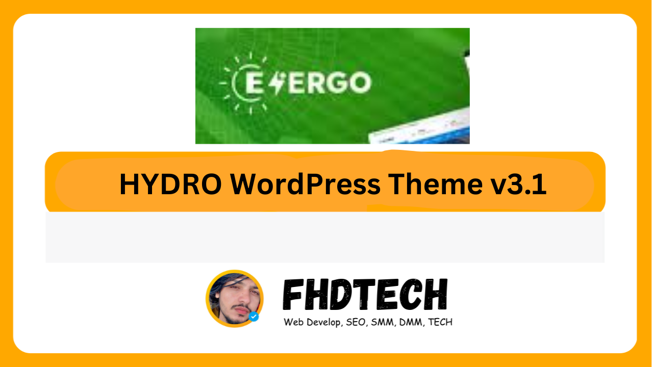 HYDRO WordPress Theme v3.1